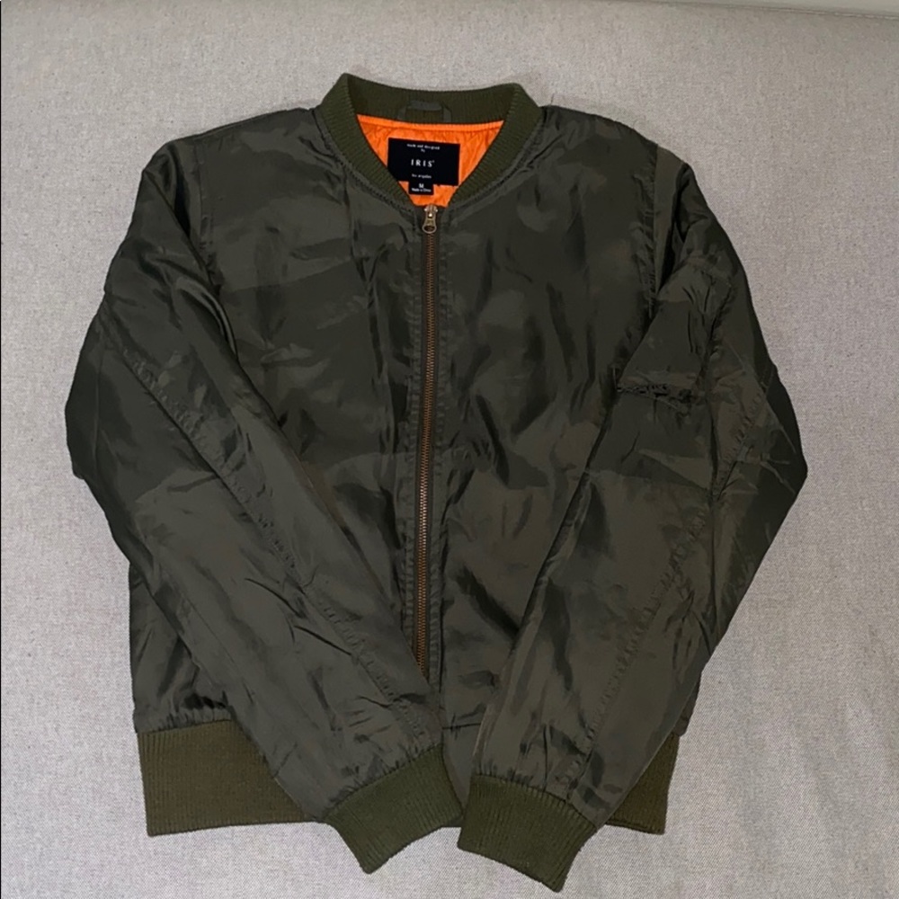 Green Bomber Jacket